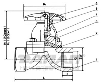 EG11W 内螺纹隔膜阀外链