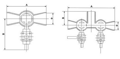 单(双)冲洗旋塞阀结构示意图